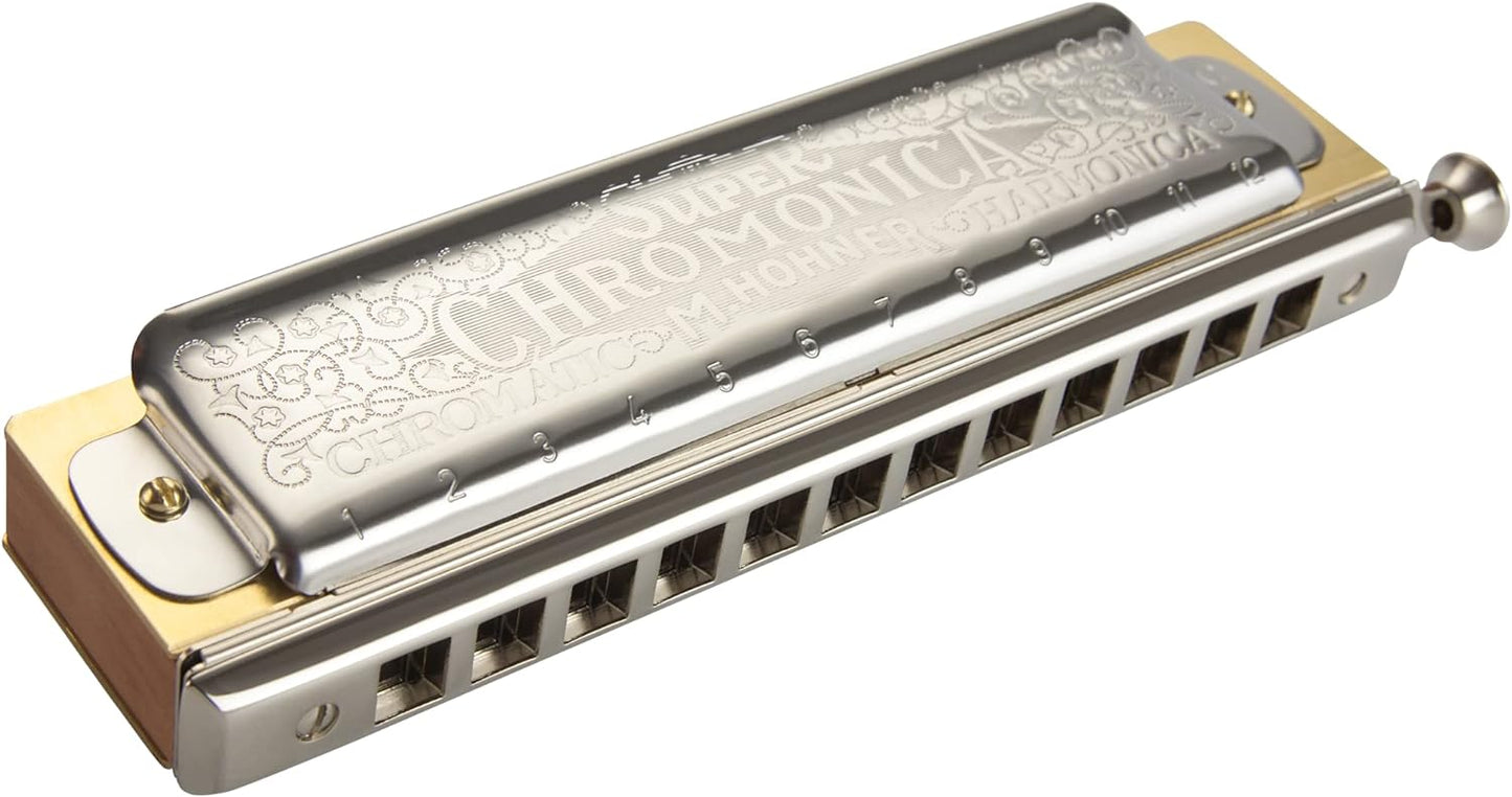 Hohner Armónica Super Chromonica 270-C, plata