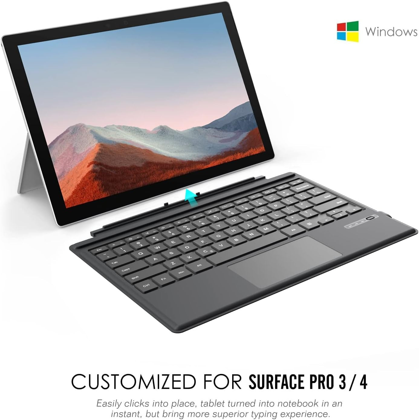 teclado Microsoft Surface Pro 7 Plus/Pro 7/ Pro 6/