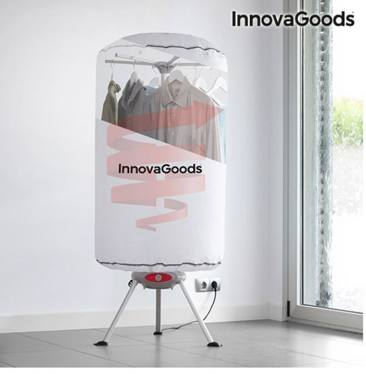 Secadora de Ropa Portátil InnovaGoods 1000W Blanco