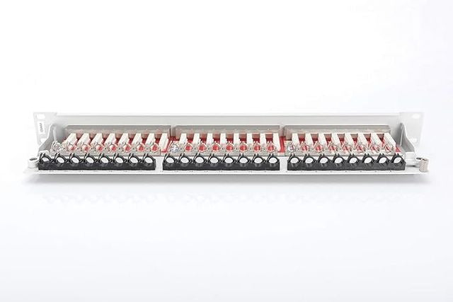 Rack DIGITUS LSA Patch-Panel Cat-6A - 24 puertos - 1 U