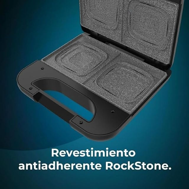 Cecotec Sandwichera Rock'nToast Square +, 800W